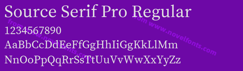 Source Serif Pro RegularPreview