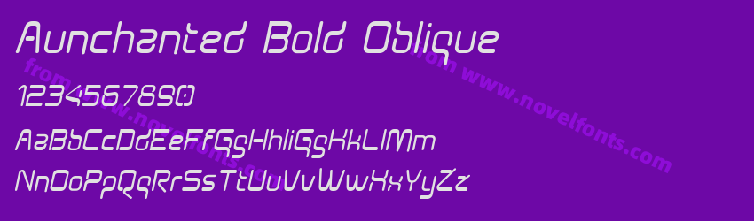 Aunchanted Bold ObliquePreview