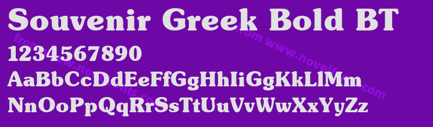 Souvenir Greek Bold BTPreview