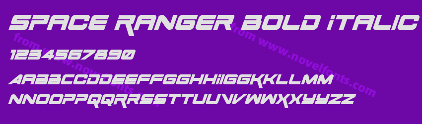 Space Ranger Bold ItalicPreview