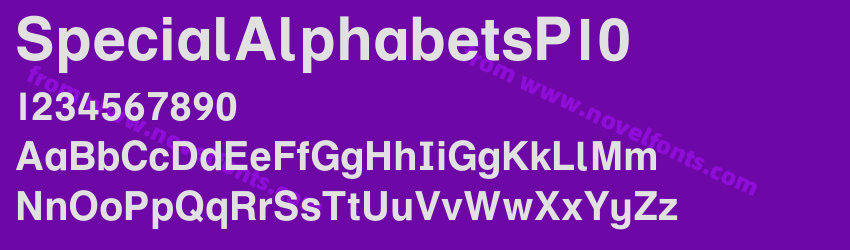 Special AlphabetsP10Preview