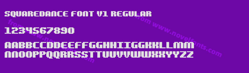 Squaredance Font V1 RegularPreview