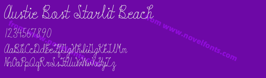 Austie Bost Starlit BeachPreview