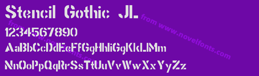 Stencil Gothic JLPreview