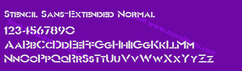 Stencil Sans-Extended NormalPreview