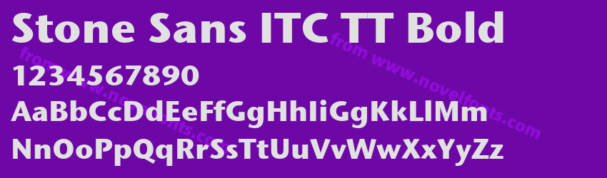 Stone Sans ITC TT BoldPreview