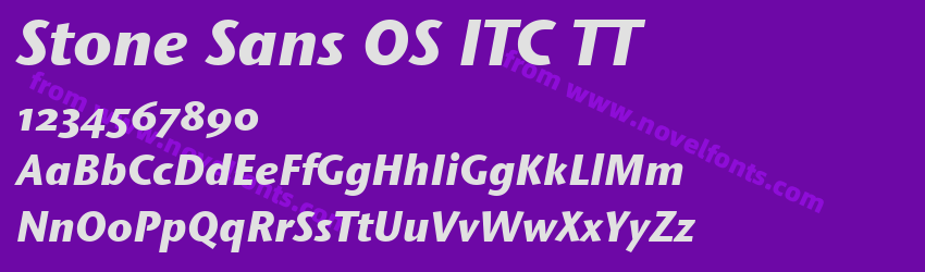 Stone Sans OS ITC TTPreview