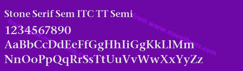 Stone Serif Sem ITC TT SemiPreview