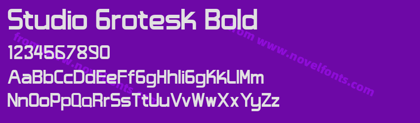 Studio Grotesk BoldPreview