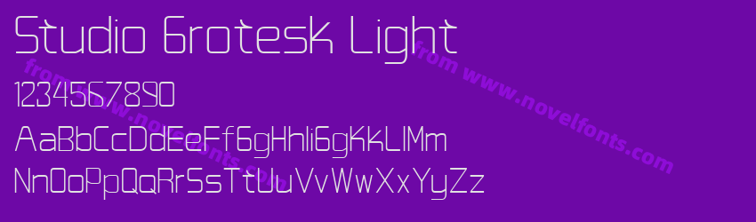 Studio Grotesk LightPreview