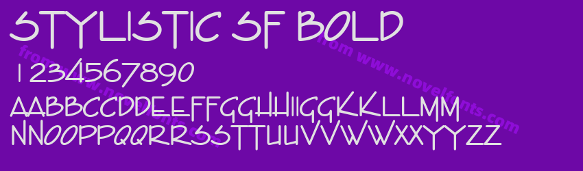 Stylistic SF BoldPreview