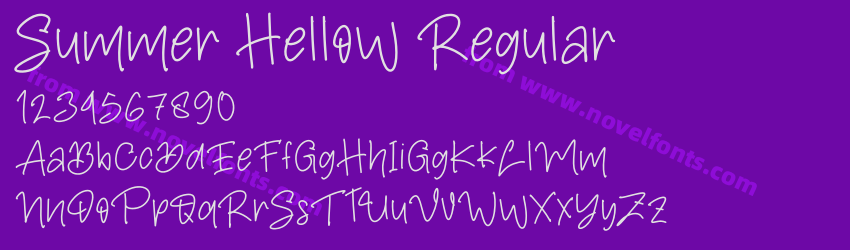 Summer Hellow RegularPreview