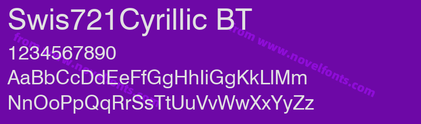 Swis721Cyrillic BTPreview