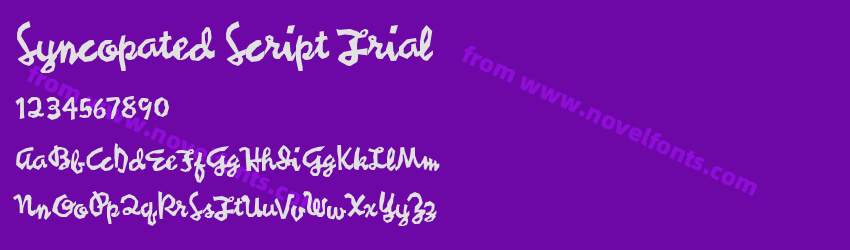 Syncopated Script TrialPreview