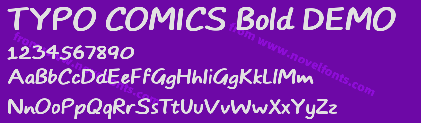 TYPO COMICS Bold DEMOPreview