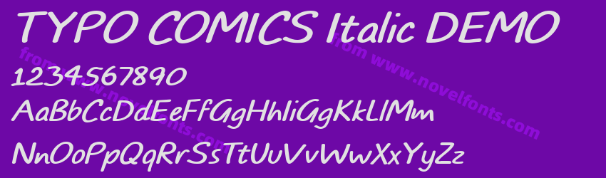 TYPO COMICS Italic DEMOPreview