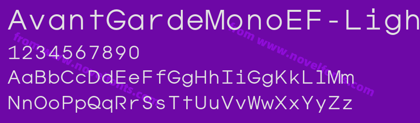 AvantGardeMonoEF-LightPreview