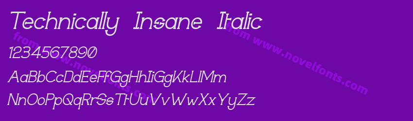 Technically Insane ItalicPreview