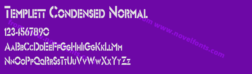 Templett Condensed NormalPreview