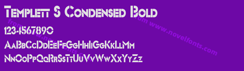 Templett S Condensed BoldPreview