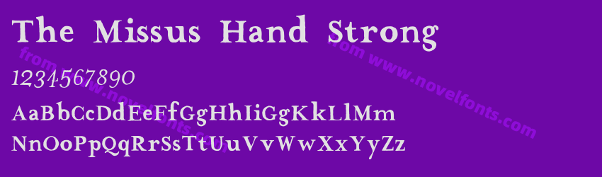 The Missus Hand StrongPreview