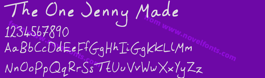 The One Jenny MadePreview