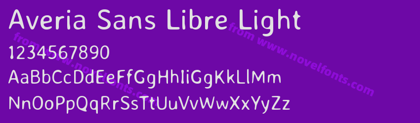 Averia Sans Libre LightPreview