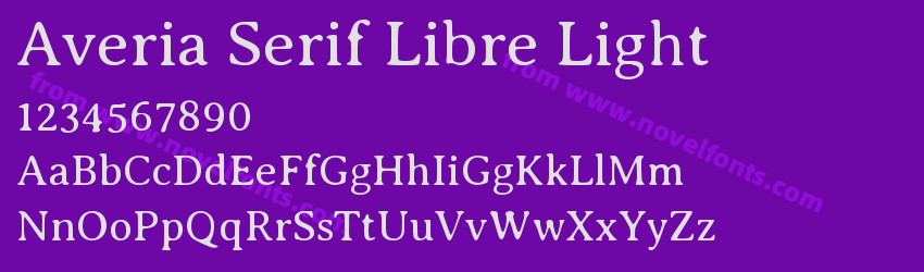 Averia Serif Libre LightPreview