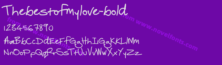 Thebestofmylove-boldPreview