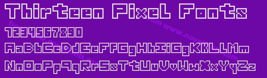 Thirteen Pixel Fonts RegularPreview