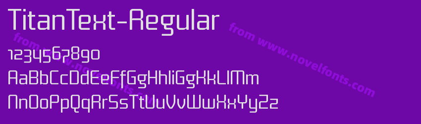 TitanText-RegularPreview