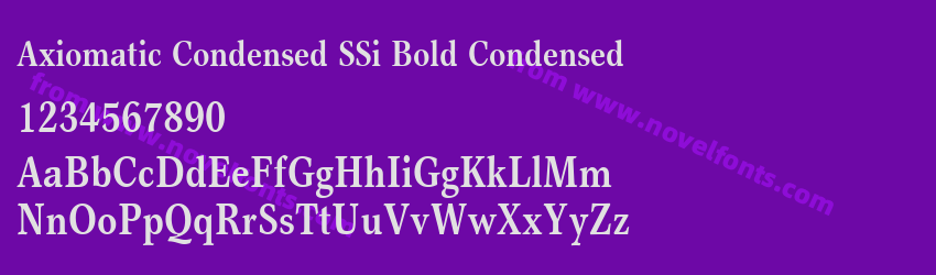 Axiomatic Condensed SSi Bold CondensedPreview