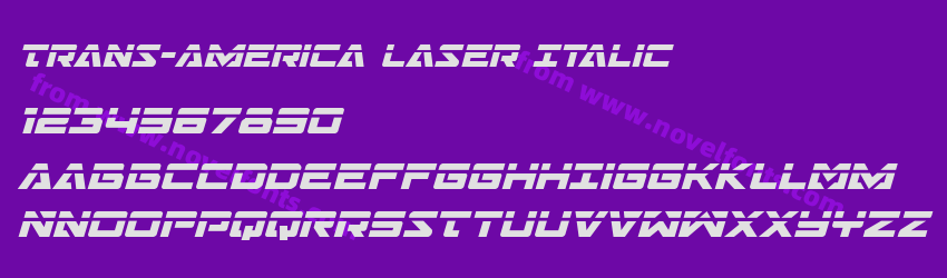 Trans America Laser ItalicPreview