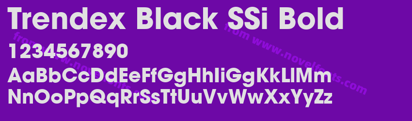 Trendex Black SSi BoldPreview