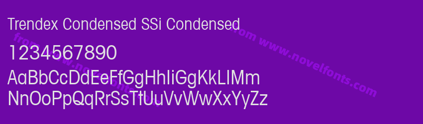 Trendex Condensed S Si CondensedPreview