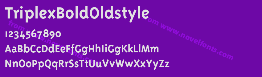 Triplex Bold Oldstyle BoldPreview