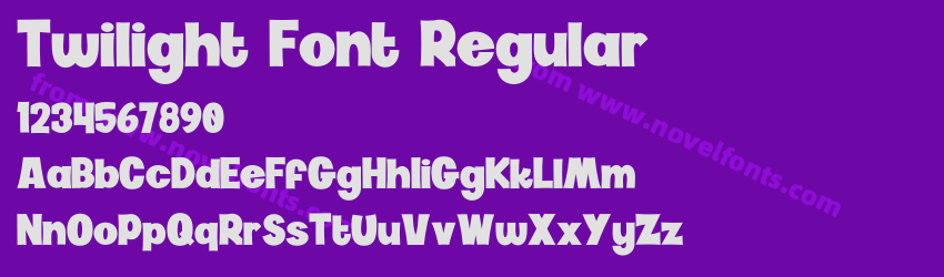 Twilight Font RegularPreview