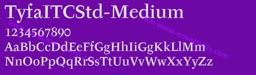 TyfaITCStd-MediumPreview