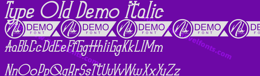 Type Old Demo ItalicPreview