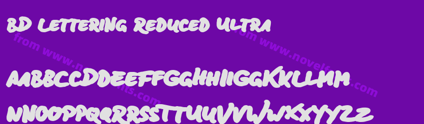 BD Lettering Reduced UltraPreview