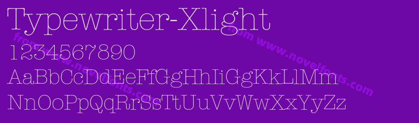 Typewriter-XlightPreview