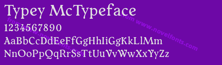 Typey McTypefacePreview