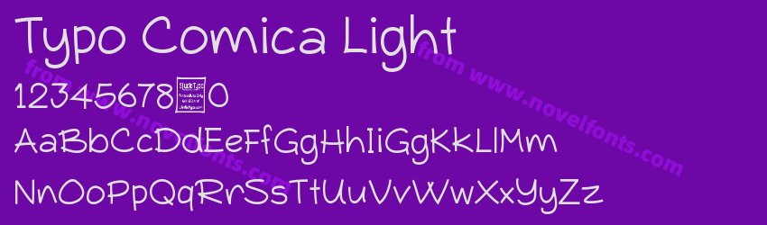 Typo Comica LightPreview