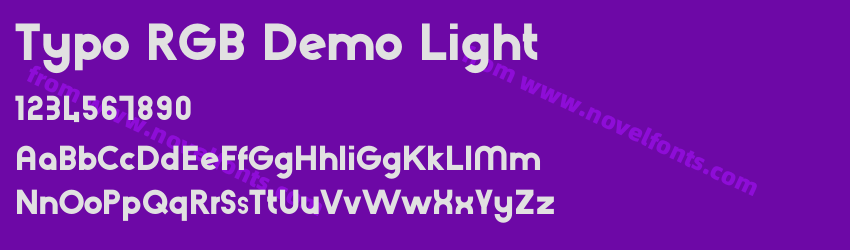 Typo RGB Demo LightPreview