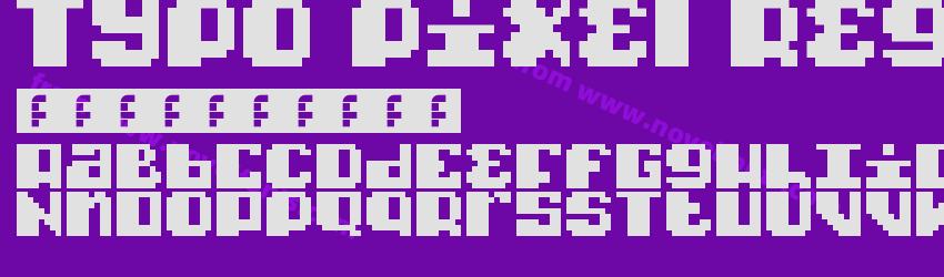 Typo pixel RegularPreview