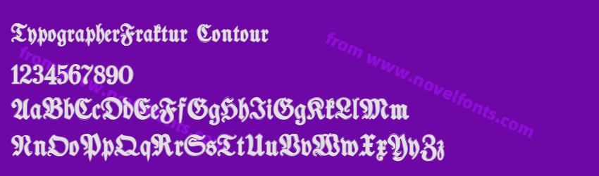 TypographerFraktur ContourPreview