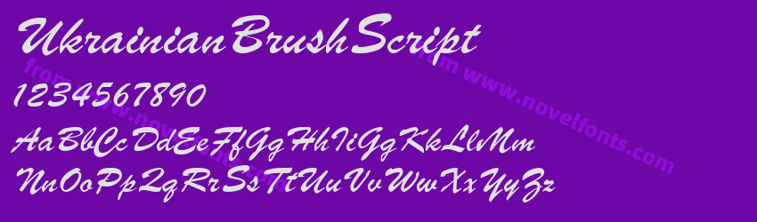 UkrainianBrushScriptPreview