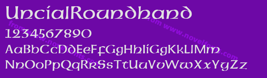 Uncial Roundhand RegularPreview