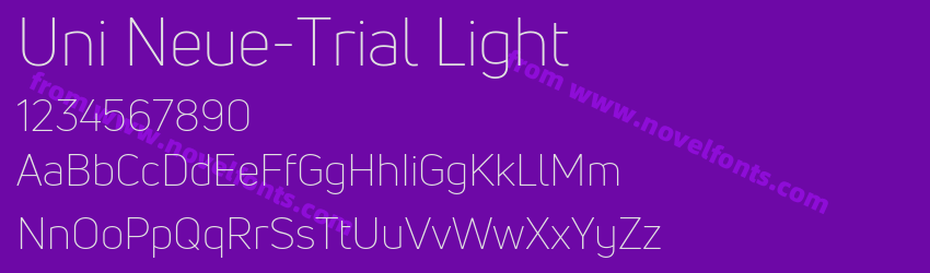 Uni Neue-Trial LightPreview