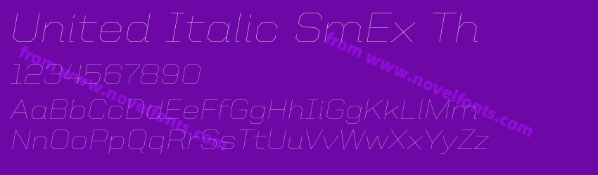 United Italic SmEx ThPreview